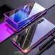 thumbnail image 1 of Funda magnética protectora 360 para Samsung Galaxy, carcasa trasera de cristal lateral para S23, S22 Ultra, S21, S20 FE, S9, S10, Note 8, 9, 10, 20 Lite Plus, A72, novedad, 1 of 4