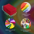 thumbnail image 4 of FabricLA Acrylic Felt Sheets For Crafts - Soft Precut 9" X 12" Inches (22.5cm X 30.5cm) Felt Squares - Use Felt Fabric Craft Sheets for DIY, Hobby, Costume, And Decoration - Red, 24 Pieces, 4 of 7