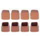 thumbnail image 5 of Protector de pie de piso, 8 piezas, cubierta para patas de silla, cubierta para patas de silla, cubierta para pies de silla, calidad superior, 5 of 14
