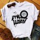 thumbnail image 2 of Moda para adultos, manga corta, cuello redondo, estampado, blusa informal, camiseta, tops, camisa Pompotops hkajfhjk457033, 2 of 7