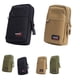 thumbnail image 4 of Soidarity Riñonera deportiva de tela Oxford para ciclismo, paquete para correr, ejercicio de entrenamiento, bolsa para cinturón de transporte, accesorios Mochilas de mochilero Caqui de una sola capa Soidarity OD021882-02B, 4 of 6
