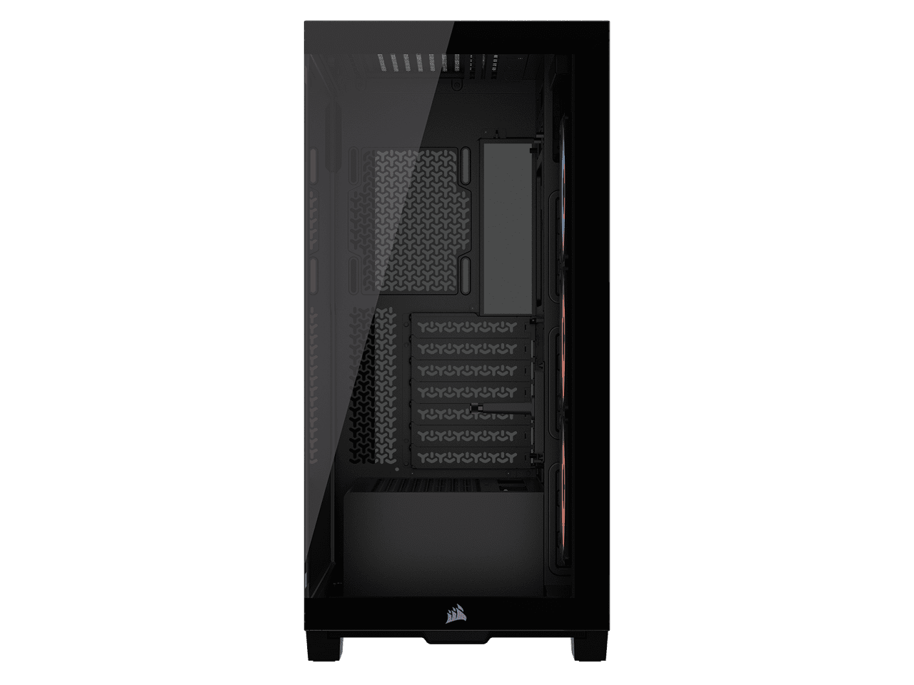 CORSAIR 3500X RS-R ARGB Mid-Tower PC Case – 3x Pre-Installed RS120-R ARGB Fans – GPU Anti-Sag Arm – Tempered Glass – Fits up to 10x 120mm Fans – Reverse Connection Motherboard Compatible