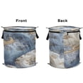 thumbnail image 2 of 50L Large Capacity Foldable Elastic Storage Basket Laundry Basket Palace Construction, 2 of 7