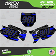 thumbnail image 2 of Kalair GFX Graphics Kit for Kawasaki KX125 (2003-2008) Twitch Series, 2 of 5