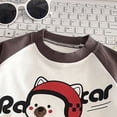 thumbnail image 5 of Gubotare Long Sleeve Shirts for Toddler Boys Boys Girls Shirts Graphic T-Shirt Kids Novelty Long Sleeve Animal Print Tees 6 12 Months (Brown,6-12 Months), 5 of 5
