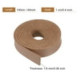 thumbnail image 2 of Uxcell Faux Leather Straps Strip Belt Leather String 1cm/0.4" Width for DIY Ornament Accessories,Brown,2pcs, 2 of 6