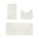 thumbnail image 2 of Set de esterillas de baño de 3 piezas | Alfombras antideslizantes de baño, terciopelo, forro polar | Alfombrillas blandas y gruesas absorbentes de agua | Lavable a máquina | Ajuste universal | 15x23, 2 of 8