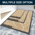 thumbnail image 7 of Buganda Waterproof Doormat, Non Slip Absorbent Rubber Door Mat for Outdoor and Indoor, Low Profile Dirt Trapper Front Door Rug, 47"x24",Beige, 7 of 7
