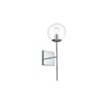 thumbnail image 6 of Living District Neri 6 Inch Wall Sconce Clear Shade in Chrome, 6 of 7