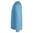 thumbnail image 6 of CORE365 CE110 Unisex Ultra UVP™ Marina Raglan Long Sleeve T-Shirt-Columbia Blue-S, 6 of 6