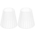 thumbnail image 4 of Monyance light shade 2pcs Cloth Lamp Shades Clip on Chandelier Shade for Table Lamp(5.51X5.12X3.54Inches), 4 of 10