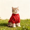 thumbnail image 6 of Pet Clothing Valentine Theme Sweater for Dogs and Cats | Cozy Knitted Valentines Day Outfit for Small to XXL, 6 of 7