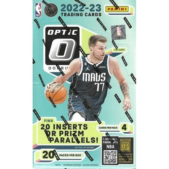 Juego de cartas coleccionables Panini Donruss Optic Basketball, caja 23