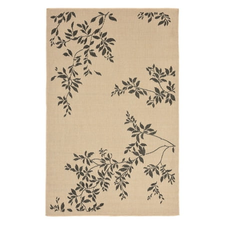 Terrace Patio Rug - Liora Manne Terrace 1752/67 Vine Neutral Area Rug 23 Inches X 35 Inches