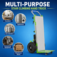 thumbnail image 6 of RXFSP 850W Foldable Aluminum Electric Stair Climber Hand Truck Dolly Cart, 880lb Capacity, Brushless Motor, 6 of 13