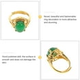 thumbnail image 2 of anillo decorativo para dedo, para mujer, color verde., 2 of 6