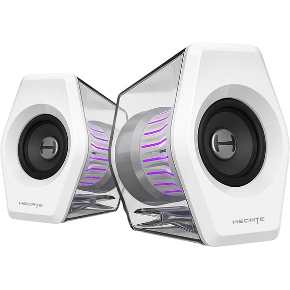 Restored Edifier G2000 Pro 64W Desktop 2.0 Computer Gaming Speakers for PC Laptop Mac Woofer Bluetooth USB 3.5mm AUX Inputs RGB Lights Multimedia Speakers (Refurbished)