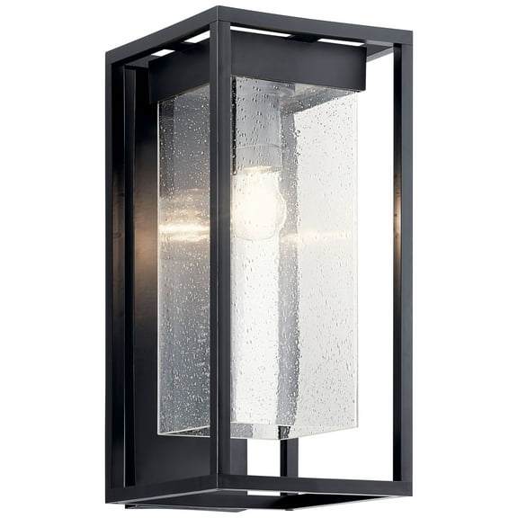 Kichler Mercer 20" High Black Silver Outdoor Wall Light