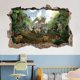 thumbnail image 3 of 3pcs Minecraft Wall Stickers 3D Smash Wall Decal Removable Wall Minecraft Sticker Decals TV Background Window Decoration Removable Sticker Vinyl Stick, 3 of 5