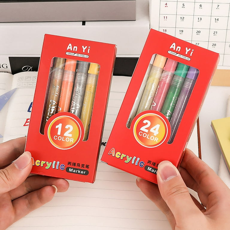 12-36 Colors Cute Stamper Pen Kids Drawing Pens Children Seal