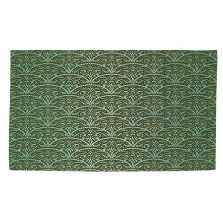 Manual Woodworkers & Weavers Dream Big Arches Green Area Rug