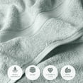 thumbnail image 7 of Superior 800 GSM Egyptian Cotton 3-Piece Towel Set, Soft Ultra Absorbent Towels, Toast, 7 of 7