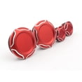 thumbnail image 4 of S SERENABLE 4 Pcs Capuchon de Trou de Cadre en Aluminium CNC Remplace Pièces Boulons Protecteurs pour Rouge, 4 of 9