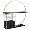 thumbnail image 6 of Risley 2-door Circular LED Wine Cabinet Dark Charcoal, 6 of 20