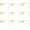 Gold Colorado, variant on 11 Pcs Silver Colorado Fishing Spinner Blades for Crappie Spinnerbait, Stainless Steel 0.8mm Wire Crappie Spin for Jig Lure, High Reflectivity for Freshwater Saltwater