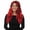 Curly Wig Red, variant on Adults Black Beehive Wig Womens Celebrity Pop Music Singer Hair Costume Accessory