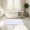 White-Free Size, variant on Pool and Bathroom Non-Slip Mat, PVC Pebble Strip Floor Mat, Anti-Slip Shower Entry Mat, Durable Waterproof Bath Non-Slip Mat, Quick-Clean Pebble Surface Decorative Floor Mat for Wet Areas