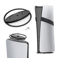 thumbnail image 1 of JYS Support Vertical Universel pour PS5 Pro/PS5 Slim - Base Circulaire en Métal Robuste pour Tous les Modèles PlayStation 5 (Disque/numérique), Support Vertical Stable pour Console, 1 of 9