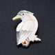 thumbnail image 3 of BEMS-1 pieza broche de pájaro Vintage serie de concha Simple Animal de mujer, 3 of 5