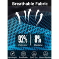 thumbnail image 6 of APTRO Mens Swim Trunks 9 inch Bathing Suit With Zipper Pockets Quick Dry Mesh Liner Swim Shorts Board Shorts Swimsuit Beach Shorts Grid Dark Blue 2XL, 6 of 7