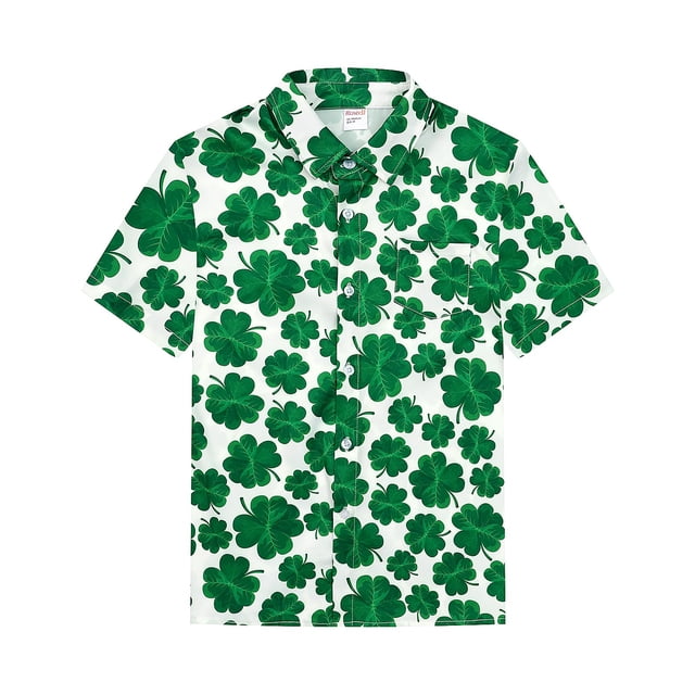 Camisa Roseelf Lucky Clover del Día de San Patricio para niño