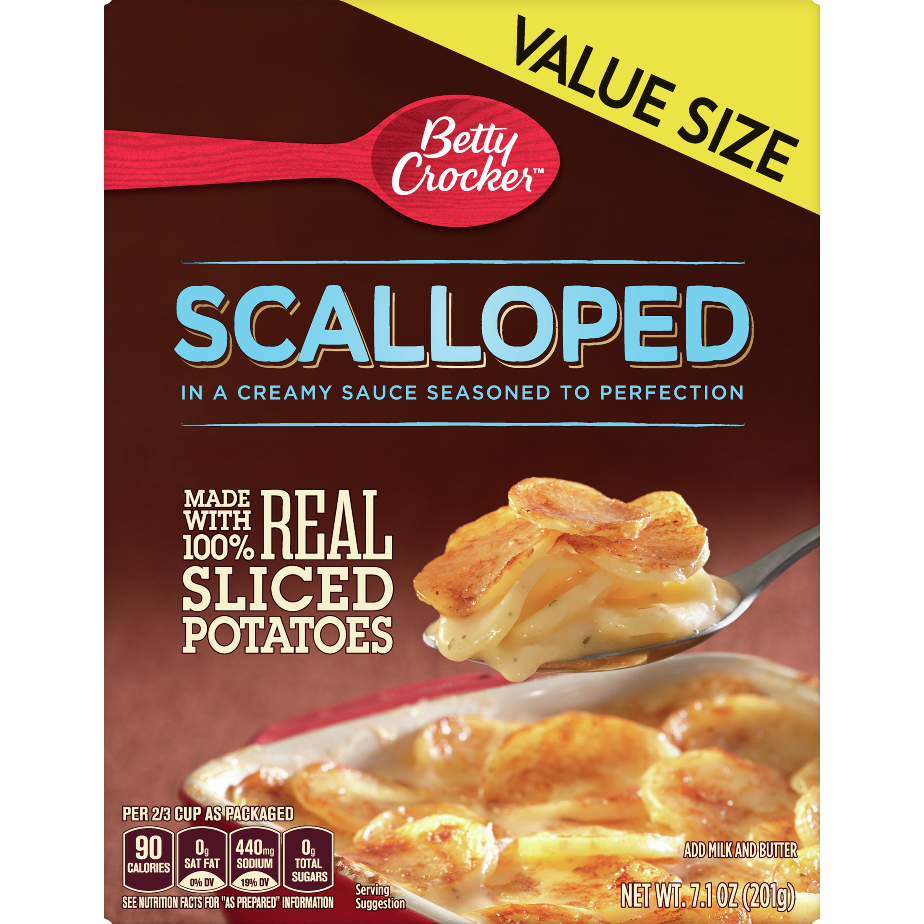 Betty crocker scalloped potatoes value size 7 1 oz walmart