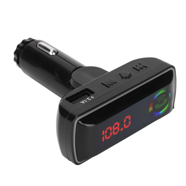 Transmisor FM Bluetooth para coche, adaptador de radio con interfaz de datos USB de gran capacidad para coche F11