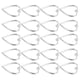 thumbnail image 5 of 20 colgantes decorativos para joyería DIY, colgantes para collar con forma de corazón., 5 of 7