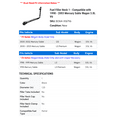 thumbnail image 2 of Fuel Filler Neck 1 - Compatible with 1998 - 2003 Mercury Sable Wagon 3.0L V6 - Autopart Premium, 2 of 2