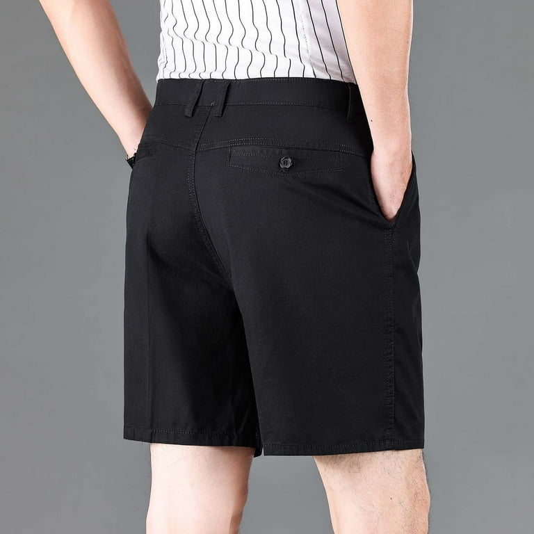 mens dress shorts 5 inch inseam nsendm Pt Shorts Men Mens Summer Solid Color Pants Pocket Drawstring Loose Quick Mens Workout Shorts 5 Inch Inseam Shorts Khaki X-Large