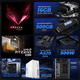 thumbnail image 3 of Computadora Escritorio Completa Xtreme PC Gaming AMD Radeon Vega 8 Ryzen 3 3200G 16GB SSD 500GB Monitor 23.8 75Hz WIFI White juegos casuales, trabajo y estudio, 3 of 6