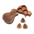 thumbnail image 4 of Caja de almacenamiento para púas de guitarra CUTICAT Madera 3 púas, 4 of 8