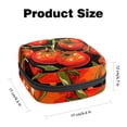 thumbnail image 2 of Tomato Period Pouch Sanitary Napkin Organizer Travel Storage Bag - Small Leather Pouch Included, 2 of 6