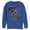 Royal Blue, variant on Men's Superman Hero Break Barriers  Sweatshirt Athletic Heather Large