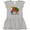 AC-Heather Grey, variant on Inktastic Two-i-e-i-o Girls Toddler Dress