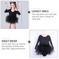 thumbnail image 4 of HTOOQ 1pc Printemps et Automne Enfants Gaze Robe Shaggy Robe Tutu Jupe de Ballet Jupe, 4 of 9