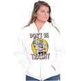thumbnail image 4 of Woodsy Owl Don't Litter Retro Cartoon Zip Up Hoodie Men's Women's Brisco Brands X, 4 of 6
