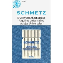 Teamwork SCHMETZ Universal (130/705 H) Household Sewing Machine Needles - Size 90/14-2 Cards - 20 Needles