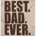 thumbnail image 2 of Cool Father's Day Best Dad Ever Men's Graphic T Shirt Tees Brisco Brands X, 2 of 6