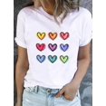 thumbnail image 3 of Camiseta estampada para mujer, ropa de manga corta, estilo de dibujos animados de animales, ropa bonita, Camiseta básica de moda, 3 of 5